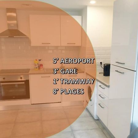Appartements Renove 2023 Proche Aeroport 5Min, Gare Sncf 2 Min, Tramway Au Pied De L'Immeuble , Parking Possible, Renovated Apartments 2023 Near The Airport 5 Min, Train Station 2 Min, Tram Next To The Building 1 Min, Parking Possible Niza Exterior foto